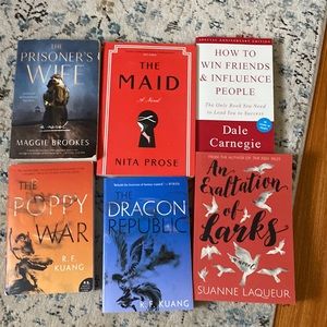 assortment of books!